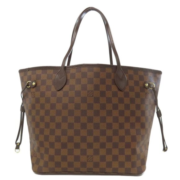 LOUIS VUITTON Brown Damier Neverfull MM Tote Bag - Picture 2 of 11